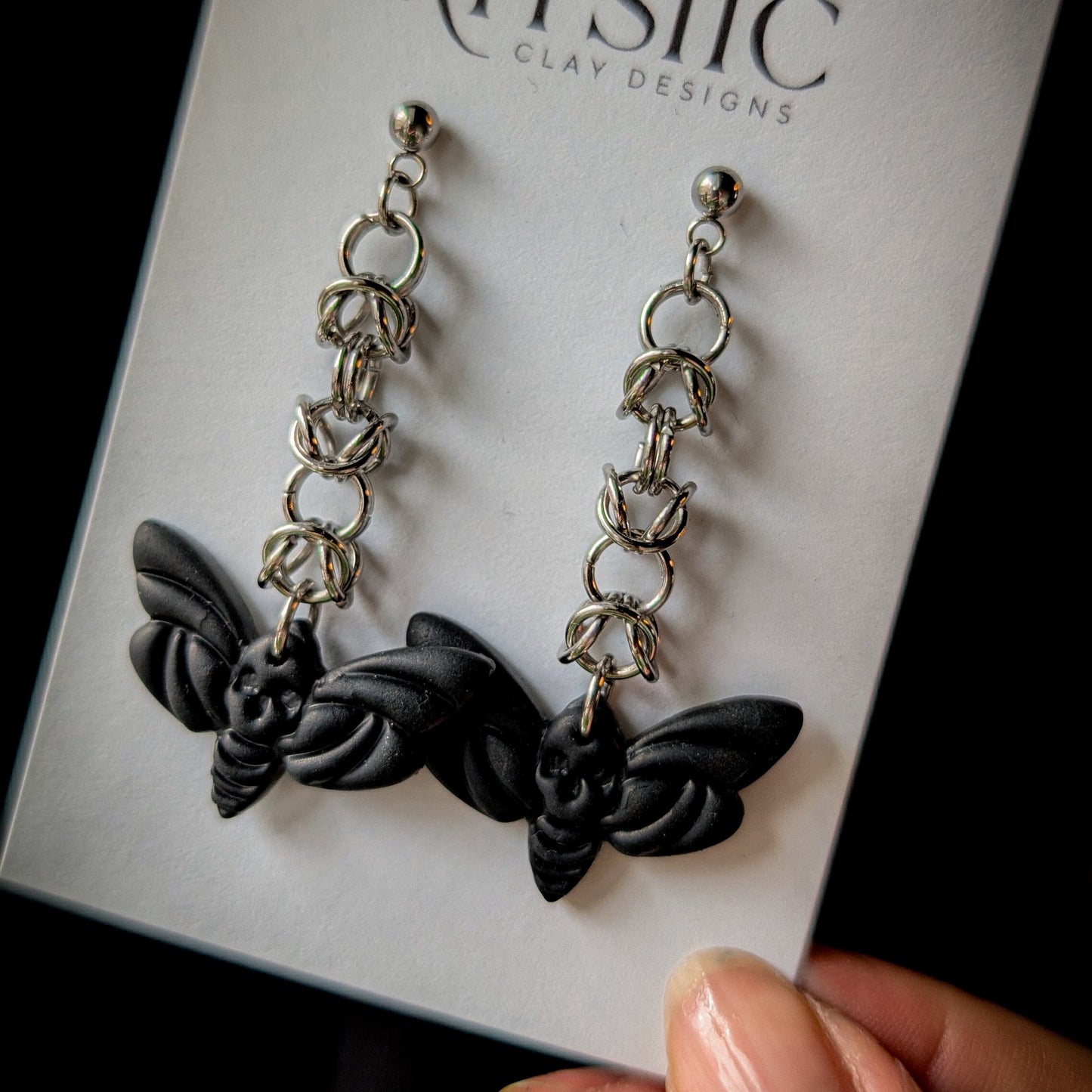 Death Head Moth Dangles