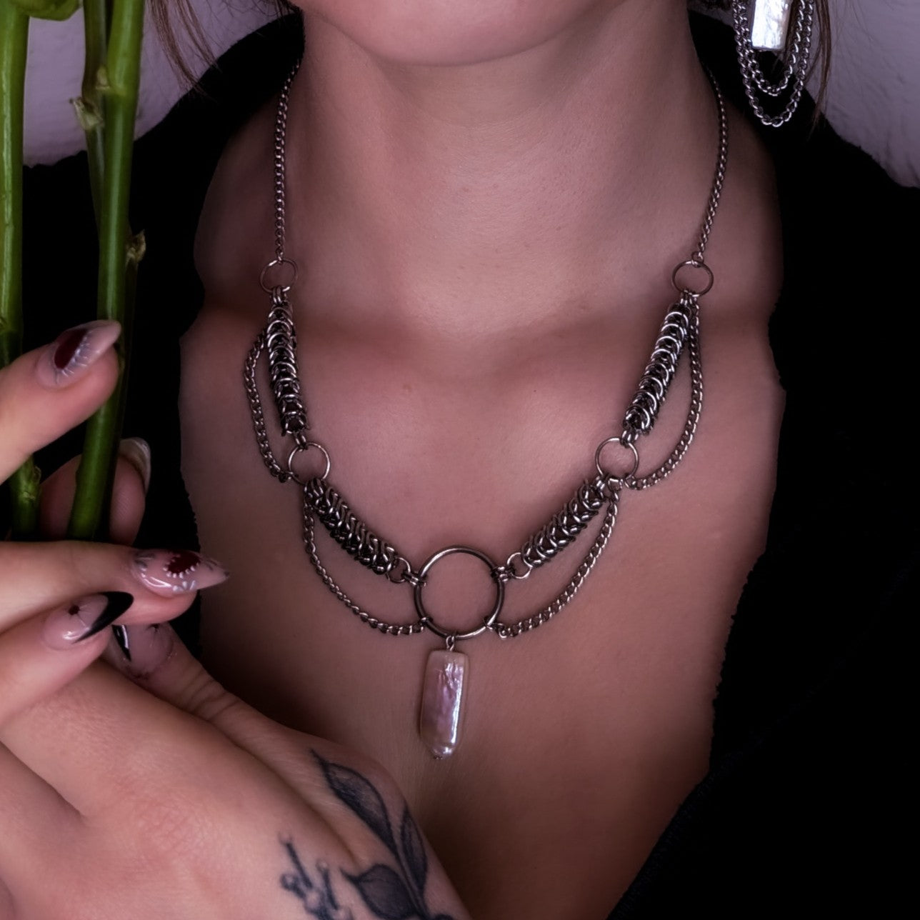 Winter Pearl Necklace