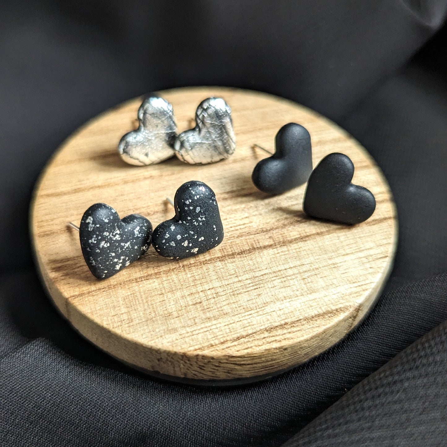 Gothic Heart Stud Pack