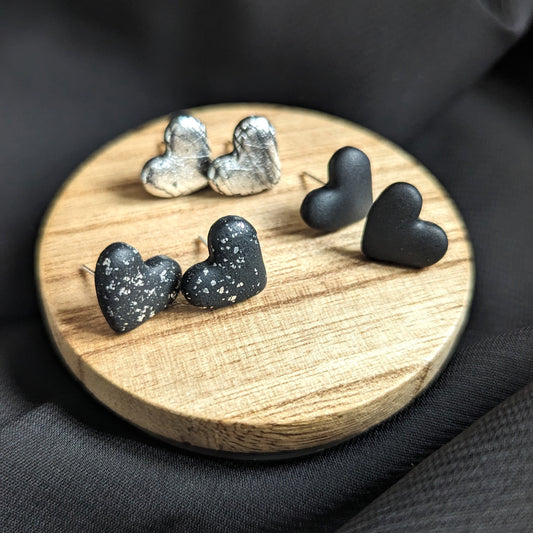 Gothic Heart Stud Pack