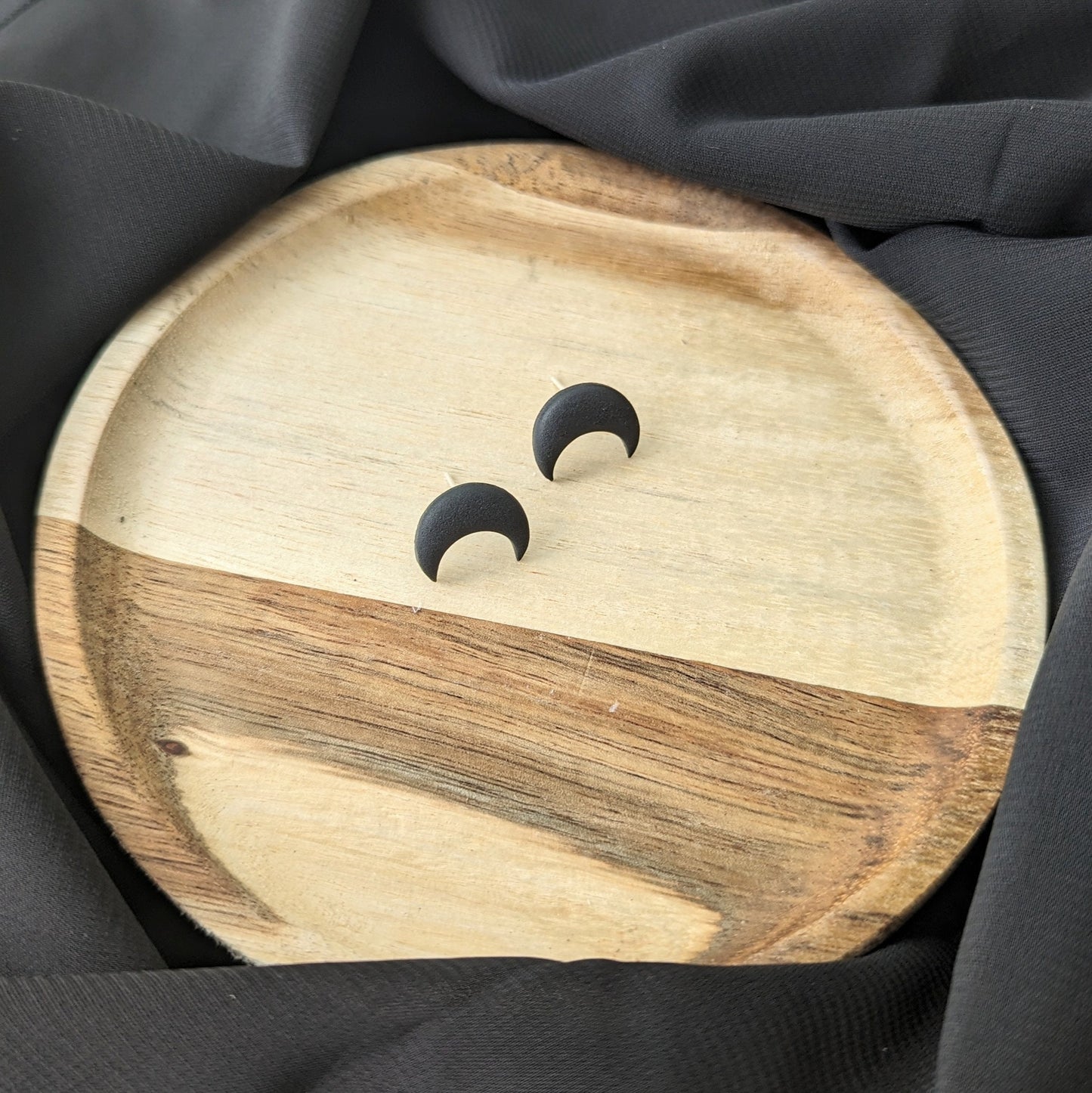 Dark Moon Studs