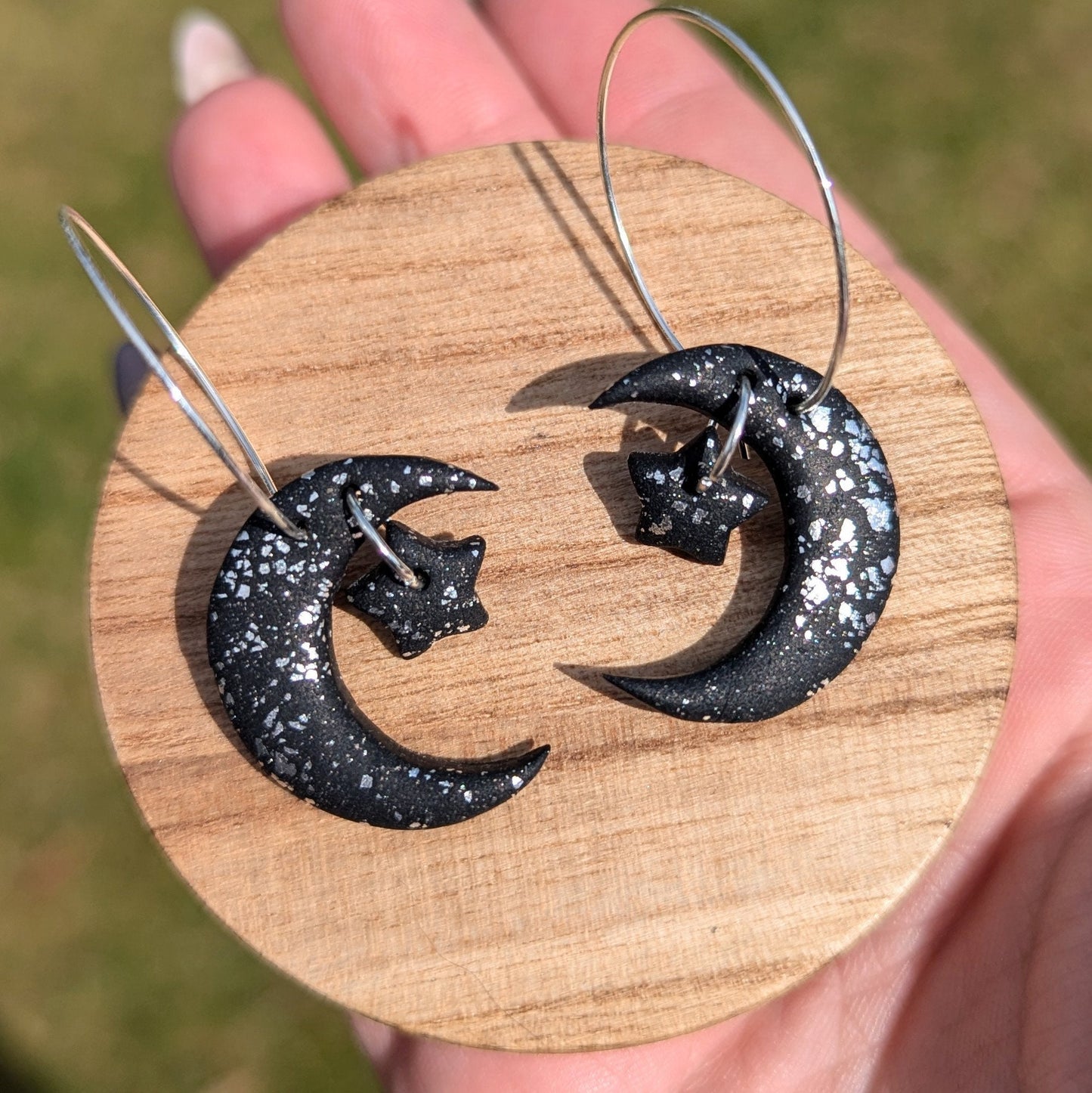Moon and Star Hoops