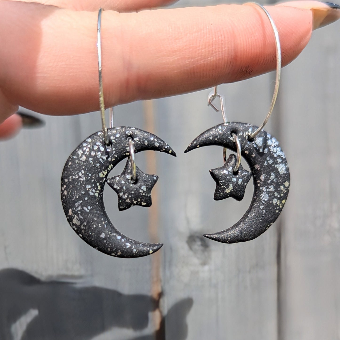 Moon and Star Hoops