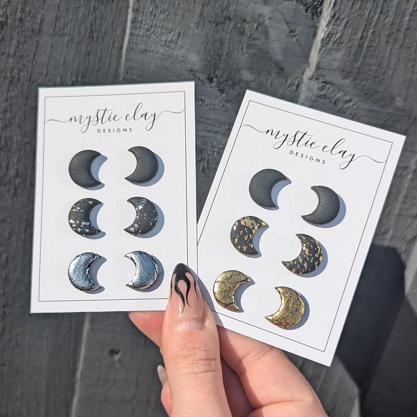 Crescent Moon Stud Pack